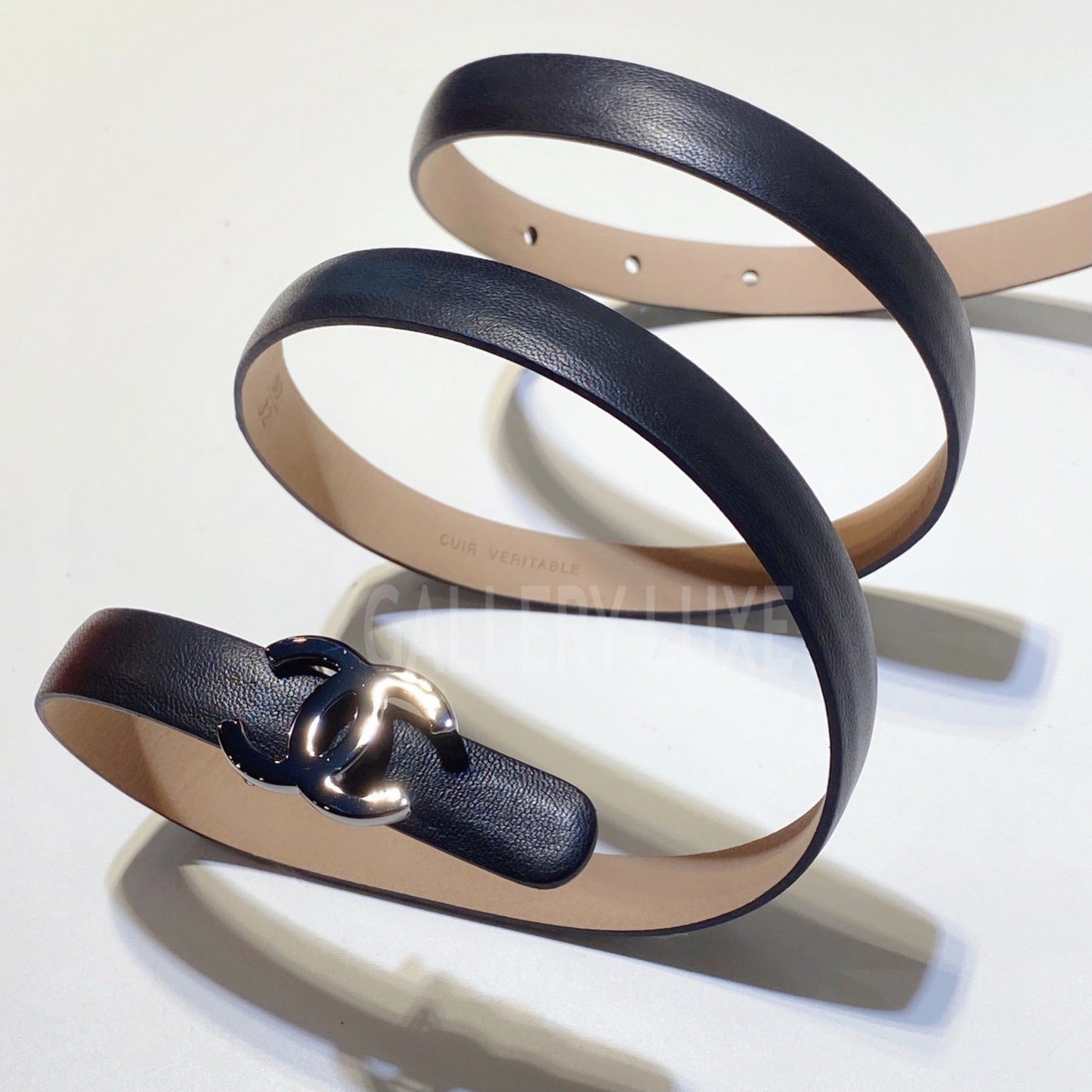 No.3164-Chanel Classic CC Leather Belt