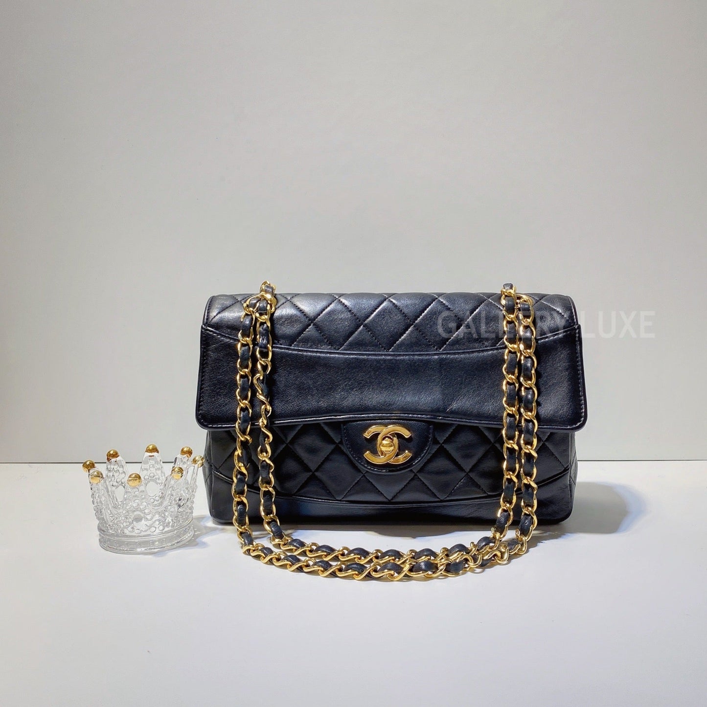 No.2866-Chanel Vintage Lambskin Flap Bag
