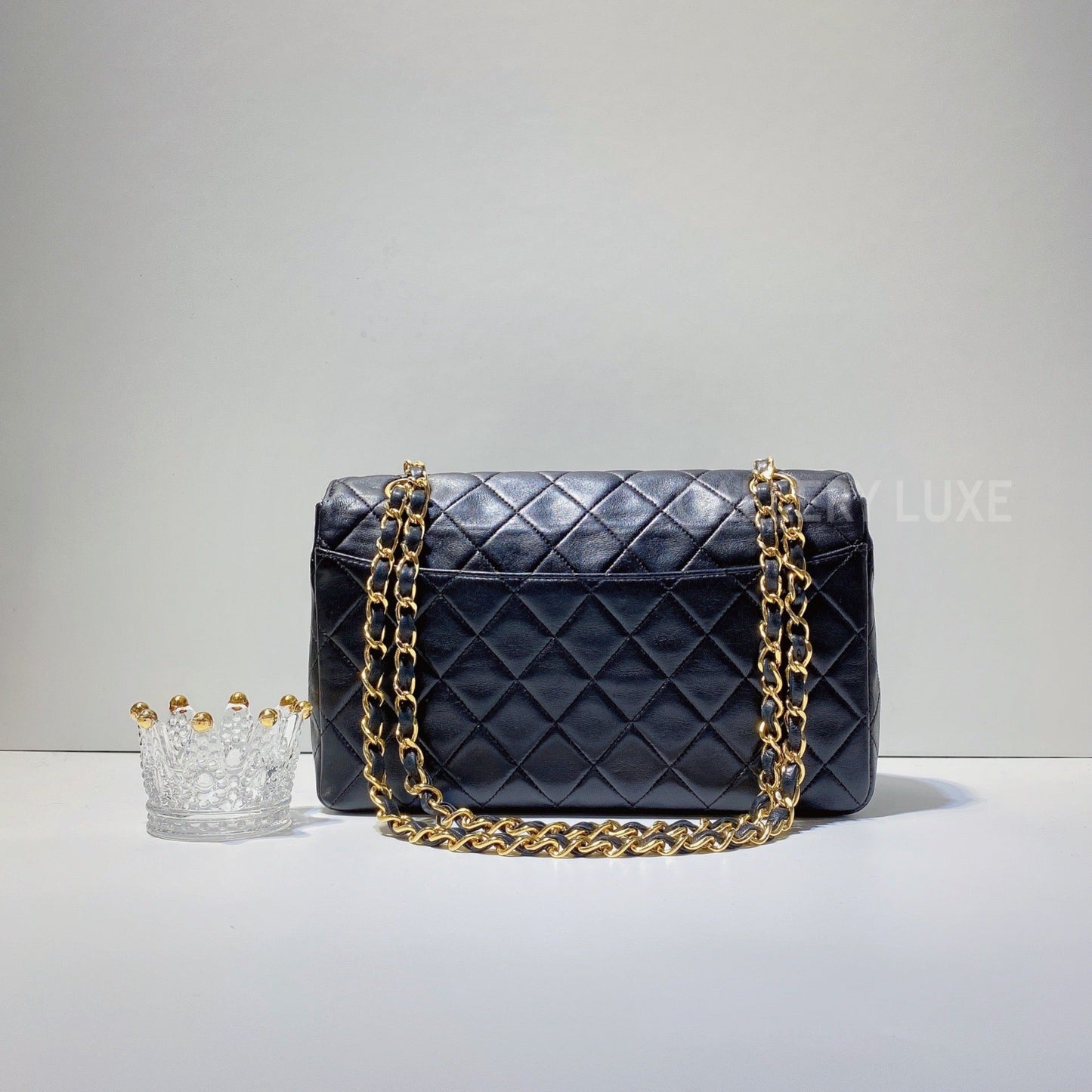No.2866-Chanel Vintage Lambskin Flap Bag