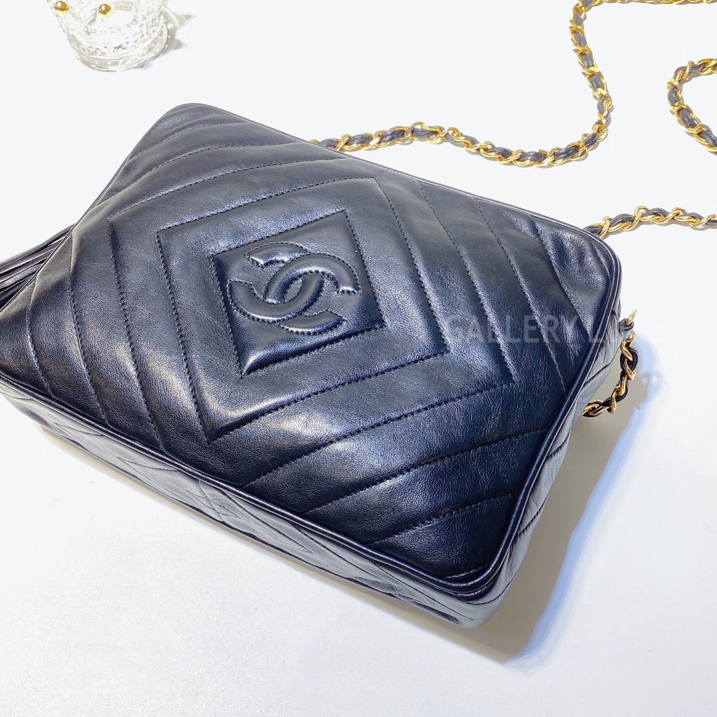 No.2867-Chanel Vintage Lambskin Camera Bag
