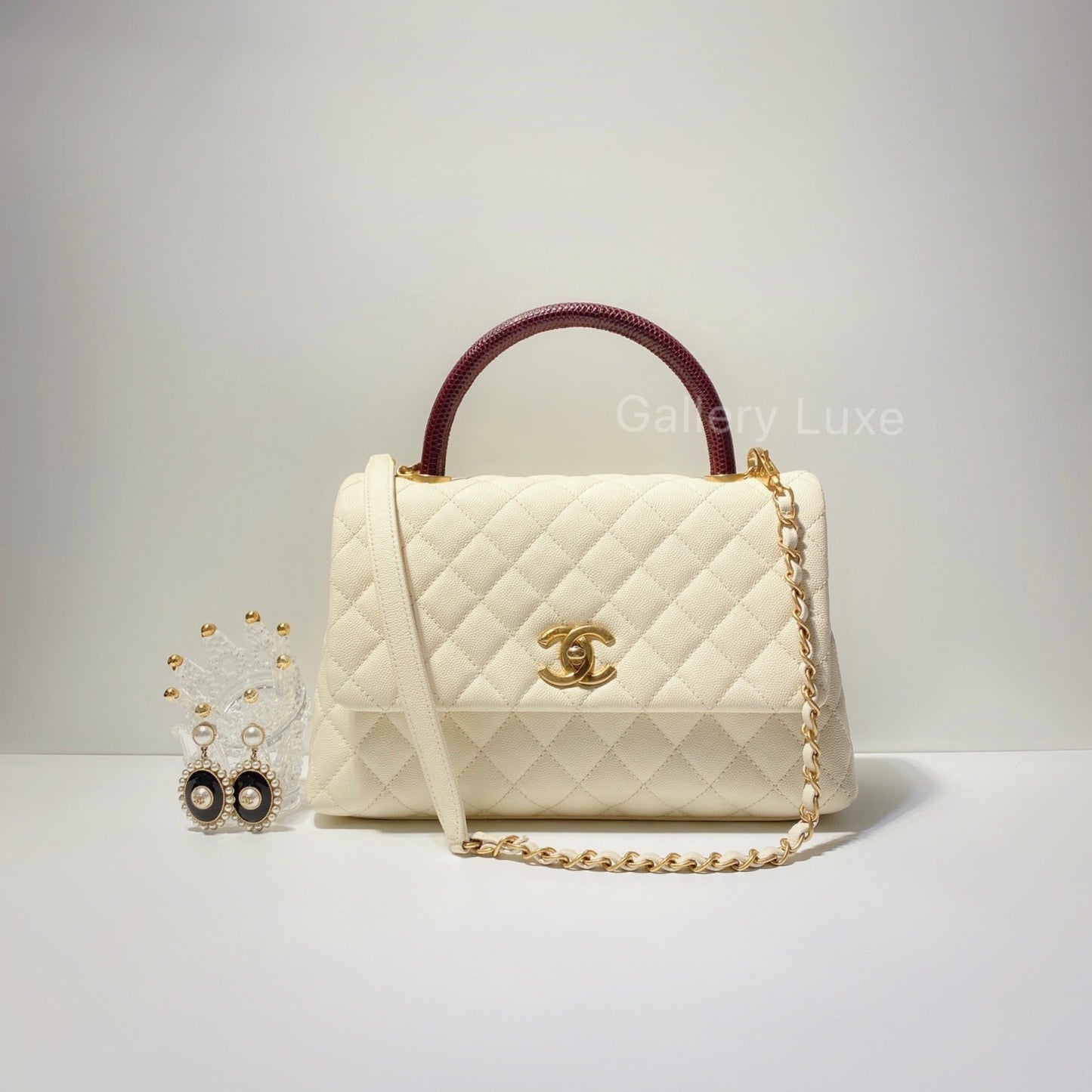 No.2563-Chanel Small Caviar Coco Handle