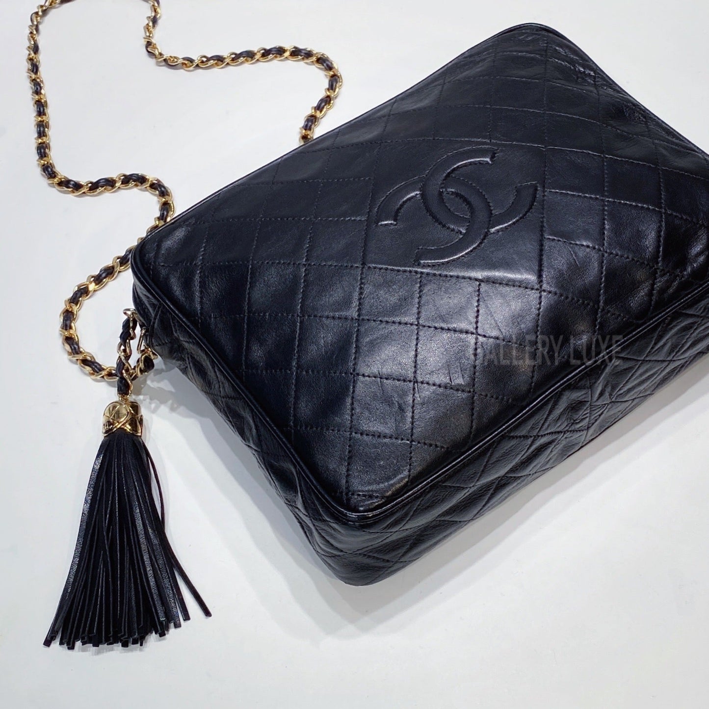 No.3429-Chanel Vintage Lambskin Camera Bag