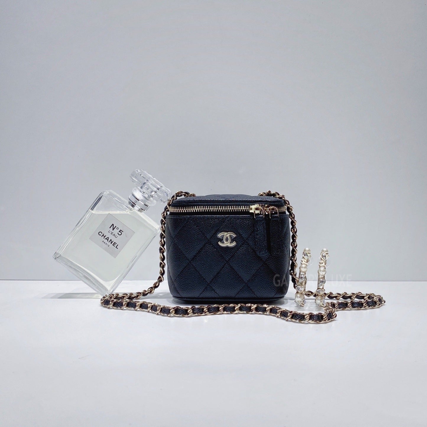 No.3437-Chanel Caviar Mini Vanity With Classic Chain (Brand New / 全新)