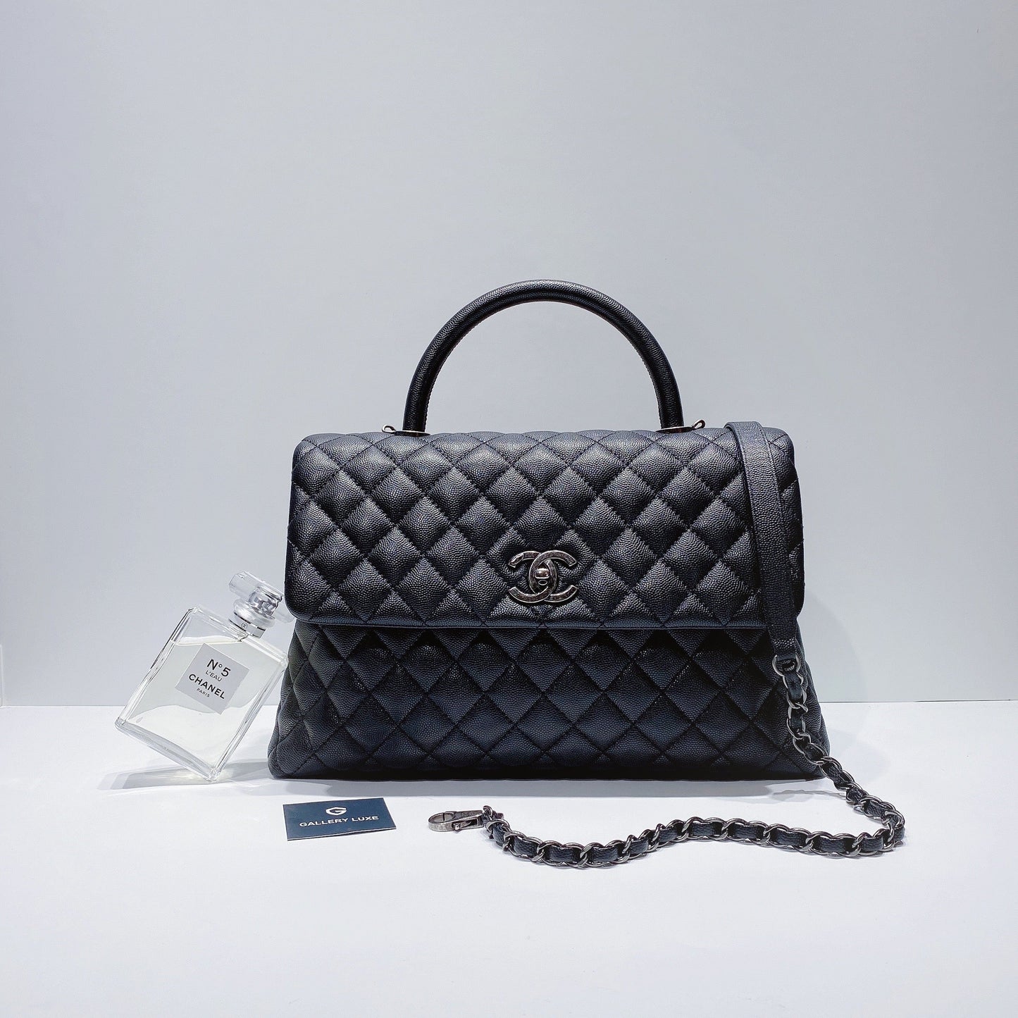 No.3530-Chanel Large Caviar Coco Handle