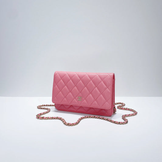 No.3663-Chanel Caviar Timeless Classic Wallet On Chain (Brand New/全新)