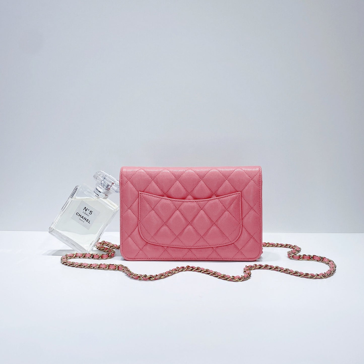 No.3663-Chanel Caviar Timeless Classic Wallet On Chain (Brand New/全新)
