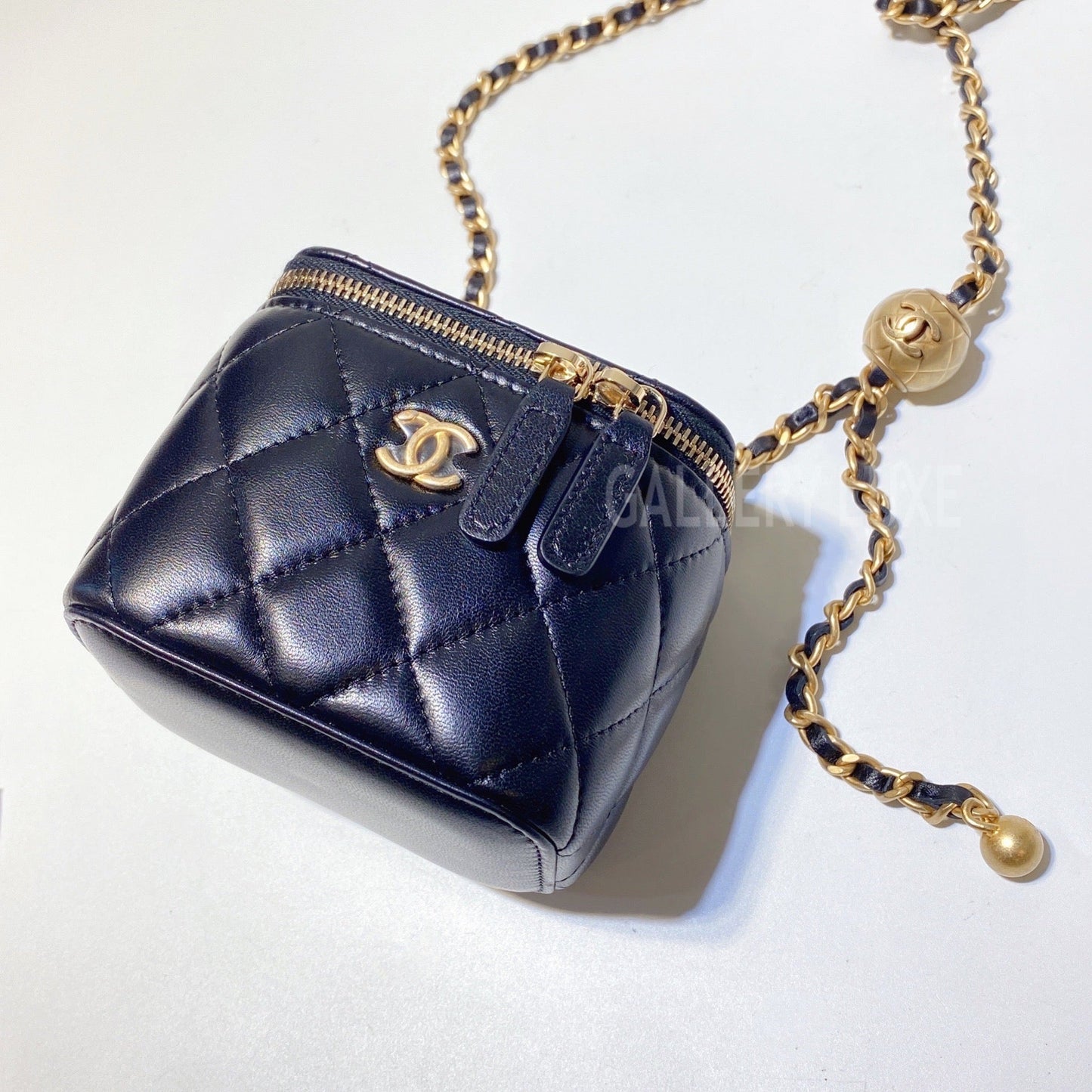 No.3173-Chanel Pearl Crush Clutch With Chain (Brand New / 全新)
