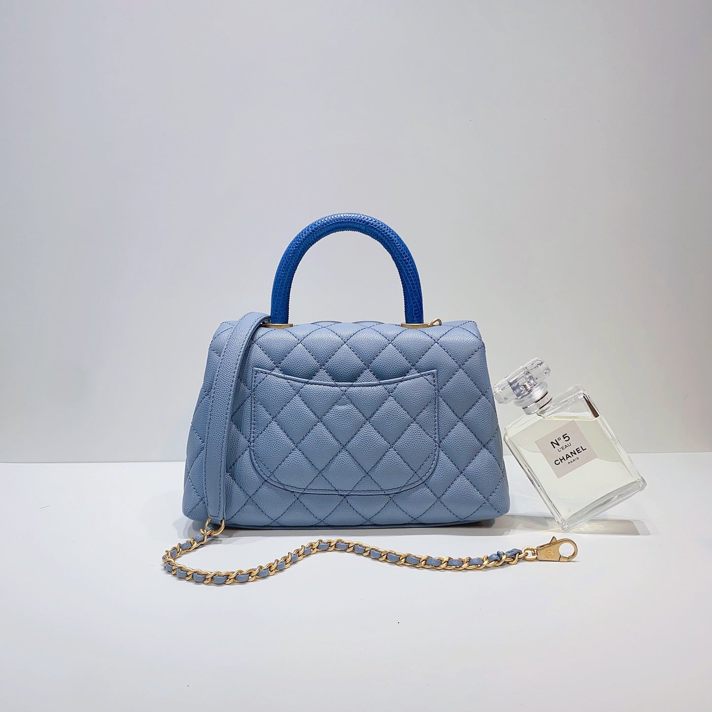 No.3769-Chanel Small Lizard Coco Handle