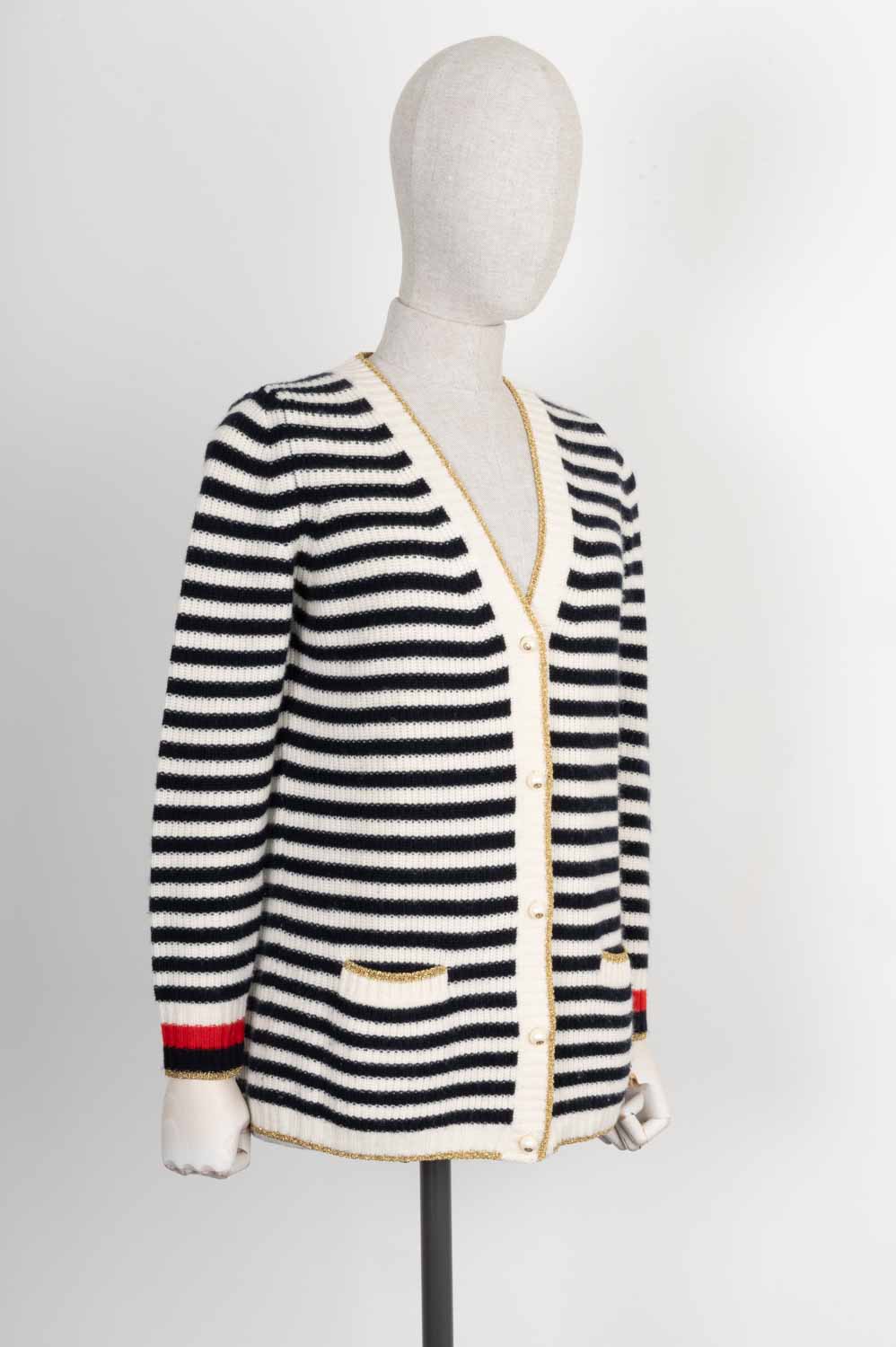 Luxury Gucci Trending 2025 Knit Cardigan Striped