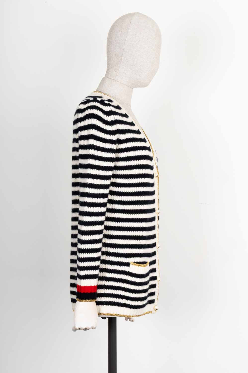 Luxury Gucci Trending 2025 Knit Cardigan Striped