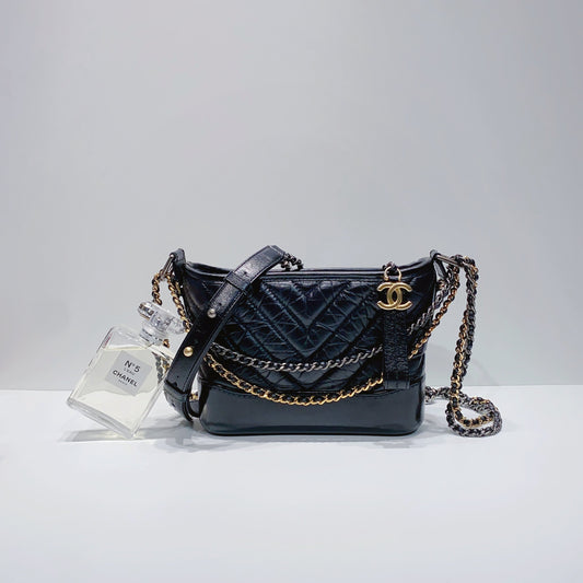 No.3777-Chanel Small Chevron Gabrielle Hobo Bag
