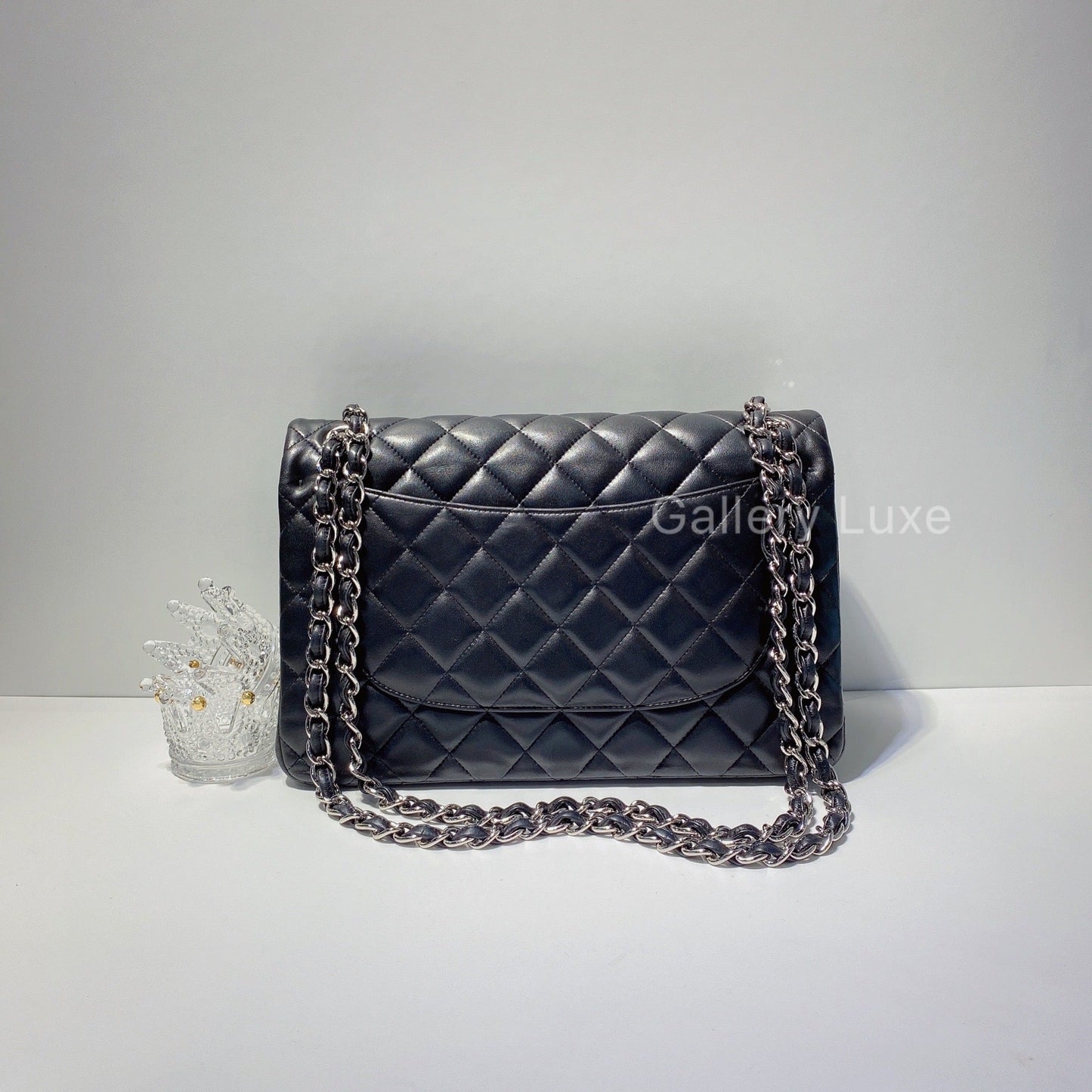 No.2612-Chanel Lambskin Classic Jumbo Flap Bag