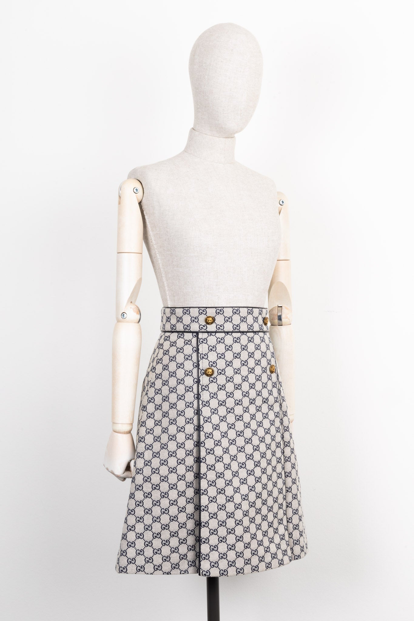 Luxury Gucci Trending 2025 Skirt GG Canvas Navy