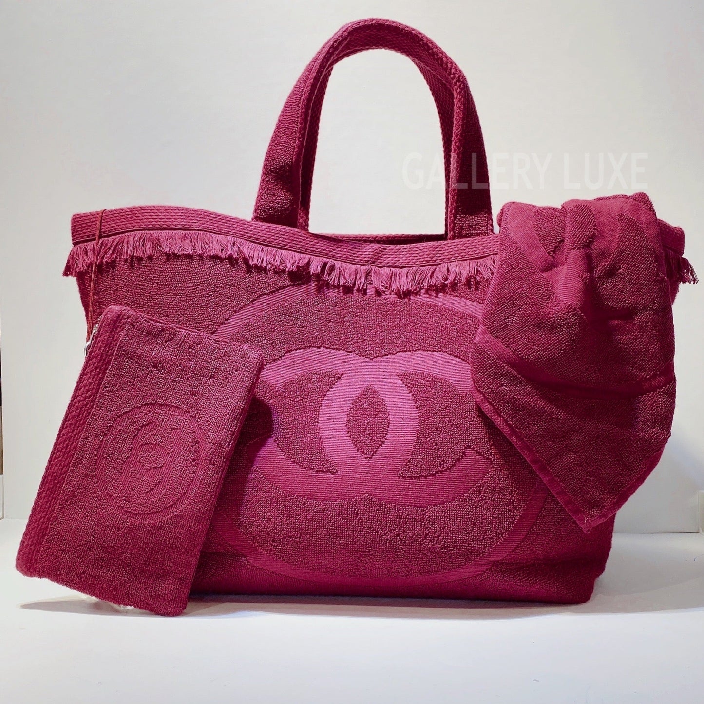 No.3186-Chanel Cotton Sport Line Tote Bag