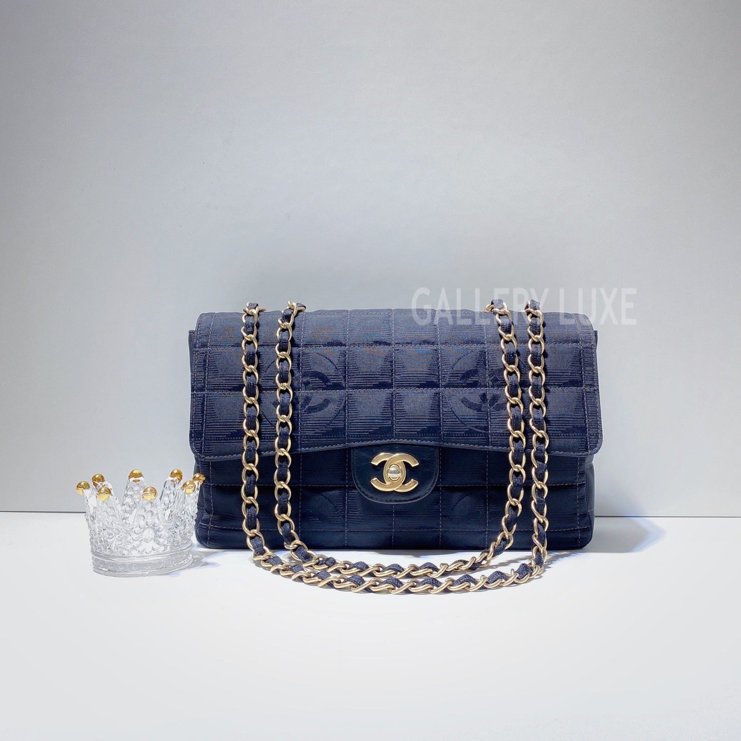 No.2908-Chanel Vintage Nouvelle Ligne Voyage Flap Bag