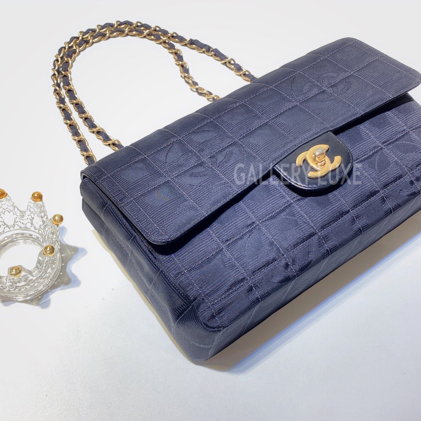 No.2908-Chanel Vintage Nouvelle Ligne Voyage Flap Bag