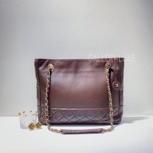 No.2903-Chanel Vintage Calfskin Tote Bag