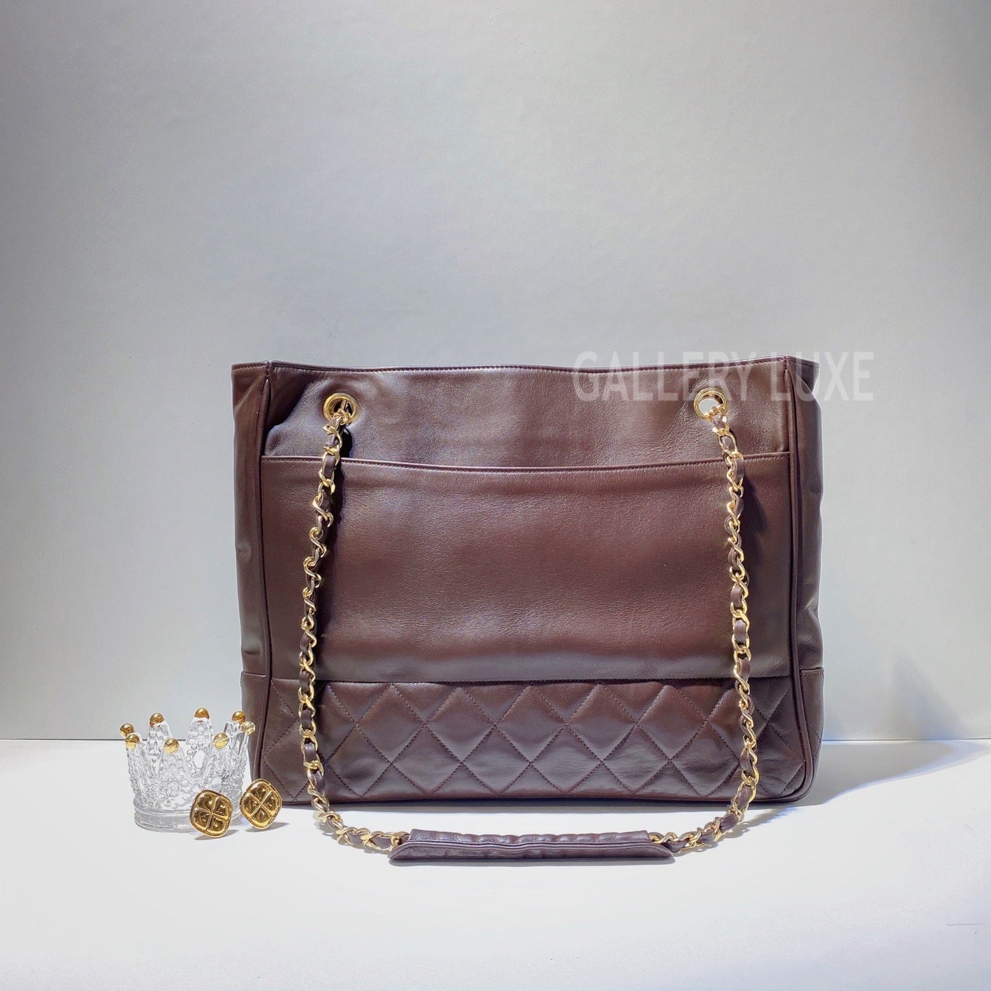 No.2903-Chanel Vintage Calfskin Tote Bag