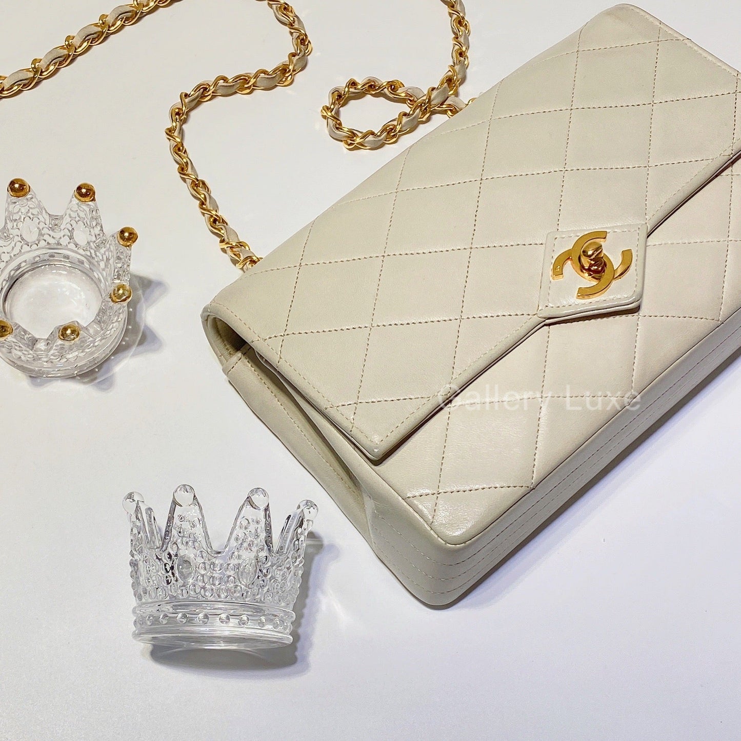 No.2223-Chanel Vintage Lambskin Flap Bag