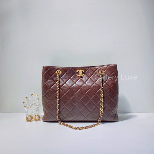No.2607-Chanel Vintage Lambskin Shoulder Bag
