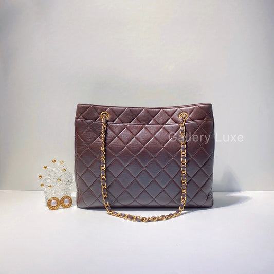 No.2607-Chanel Vintage Lambskin Shoulder Bag