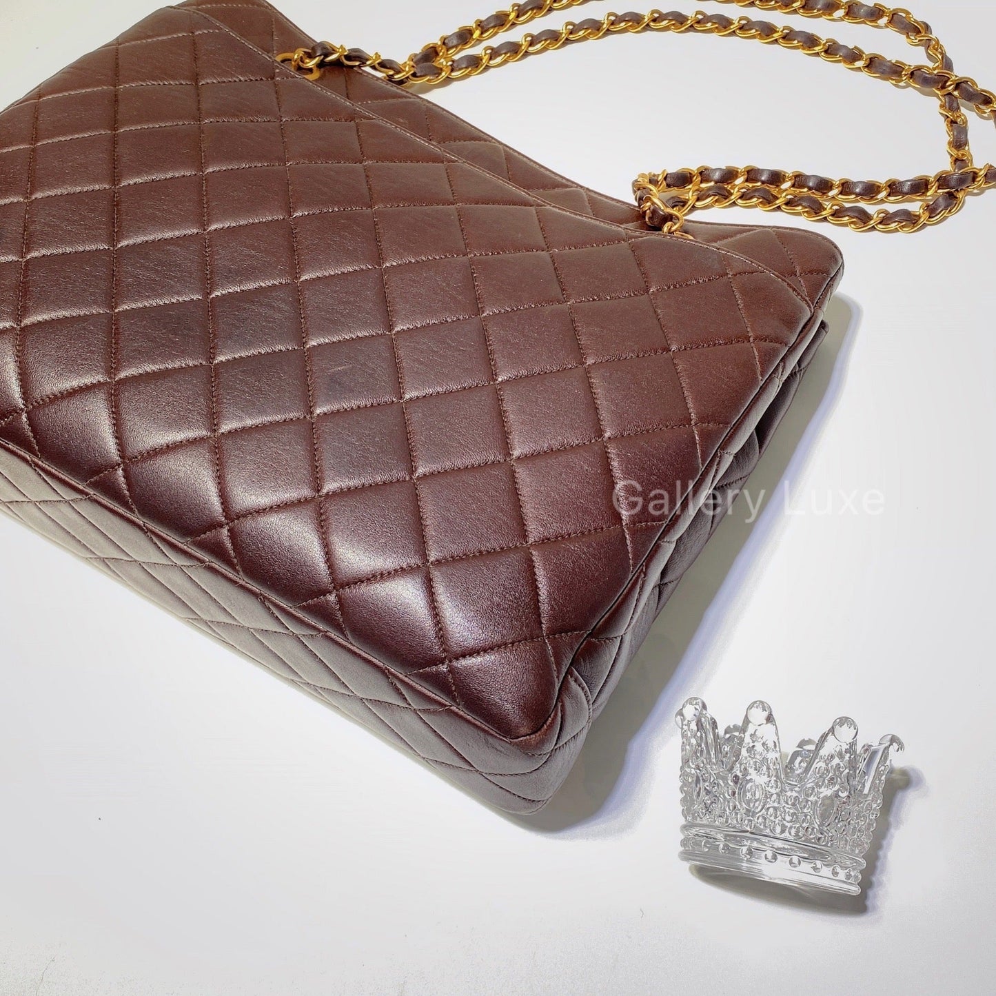 No.2607-Chanel Vintage Lambskin Shoulder Bag