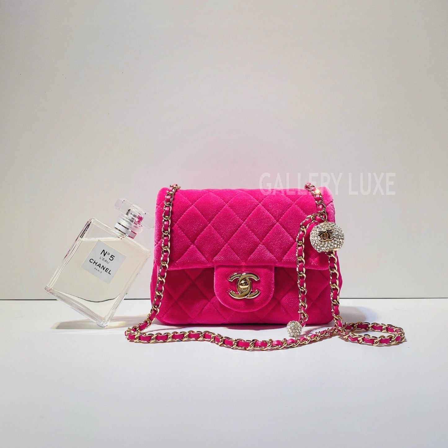No.2909-Chanel Pearl Crush Square Mini Flap Bag