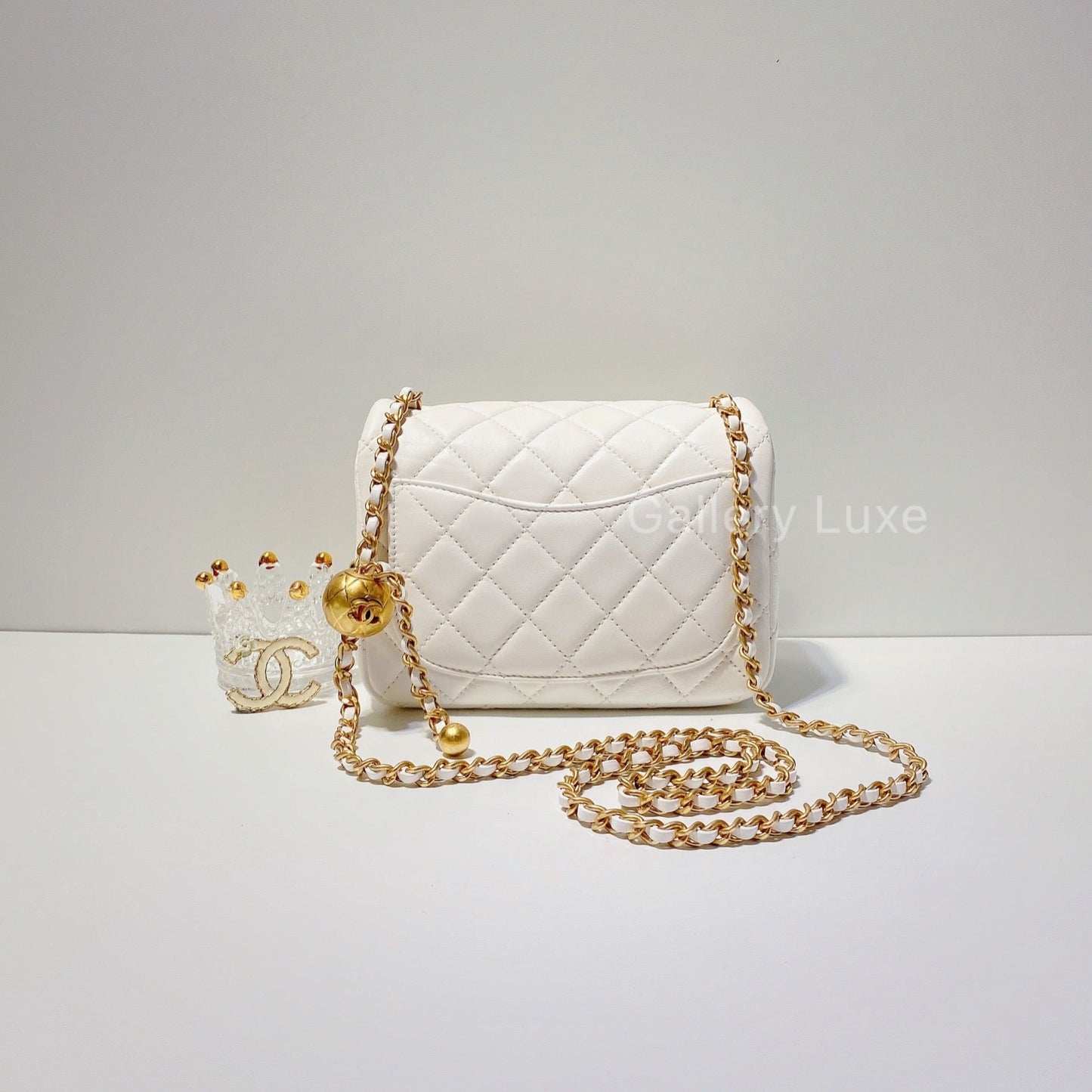 No.2624-Chanel Pearl Crush Square Mini Flap Bag (Brand New)