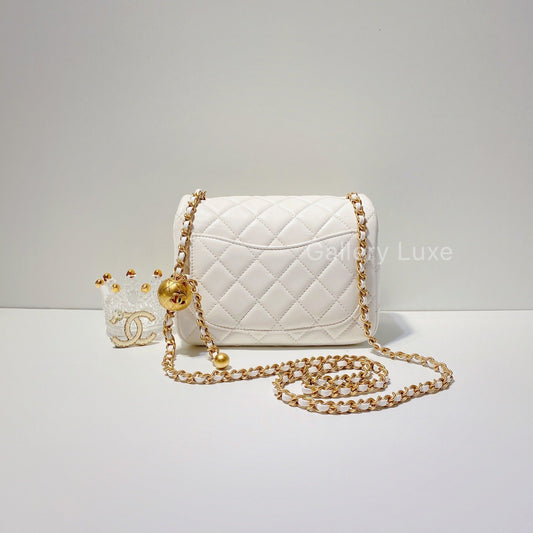 No.2624-Chanel Pearl Crush Square Mini Flap Bag (Brand New)