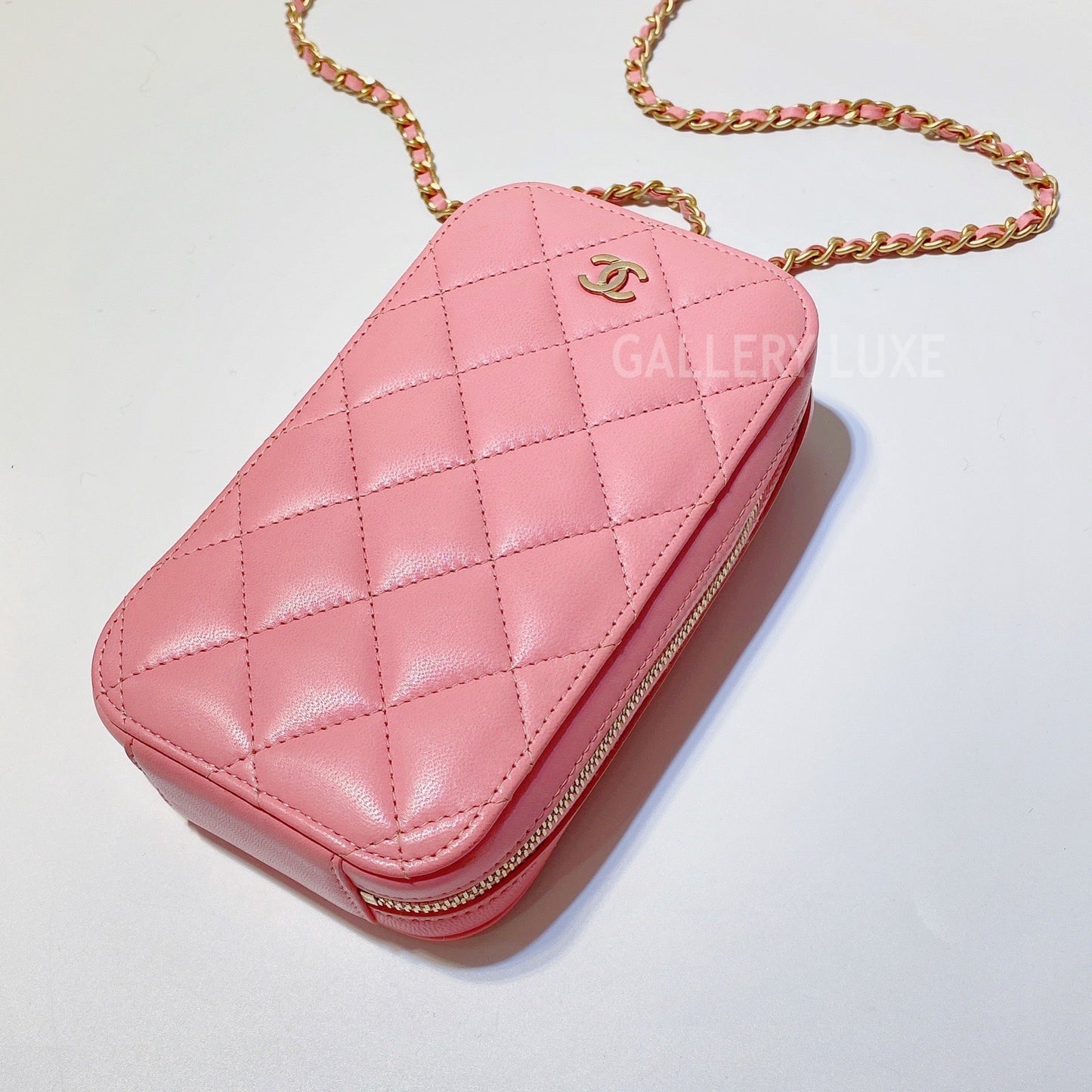 No.2915-Chanel Timeless Classic Phone Holder With Chain
