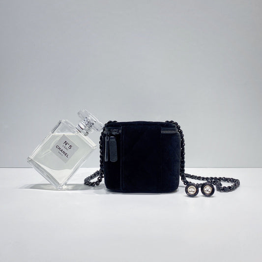 No.3421-Chanel Velvet Mini Vanity With Classic Chain (Brand New / 全新)