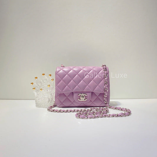 No.2531-Chanel Lambskin Classic Flap Mini 17cm