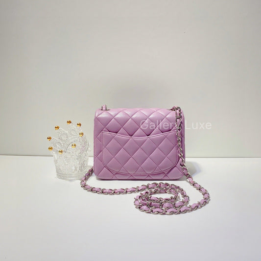 No.2531-Chanel Lambskin Classic Flap Mini 17cm