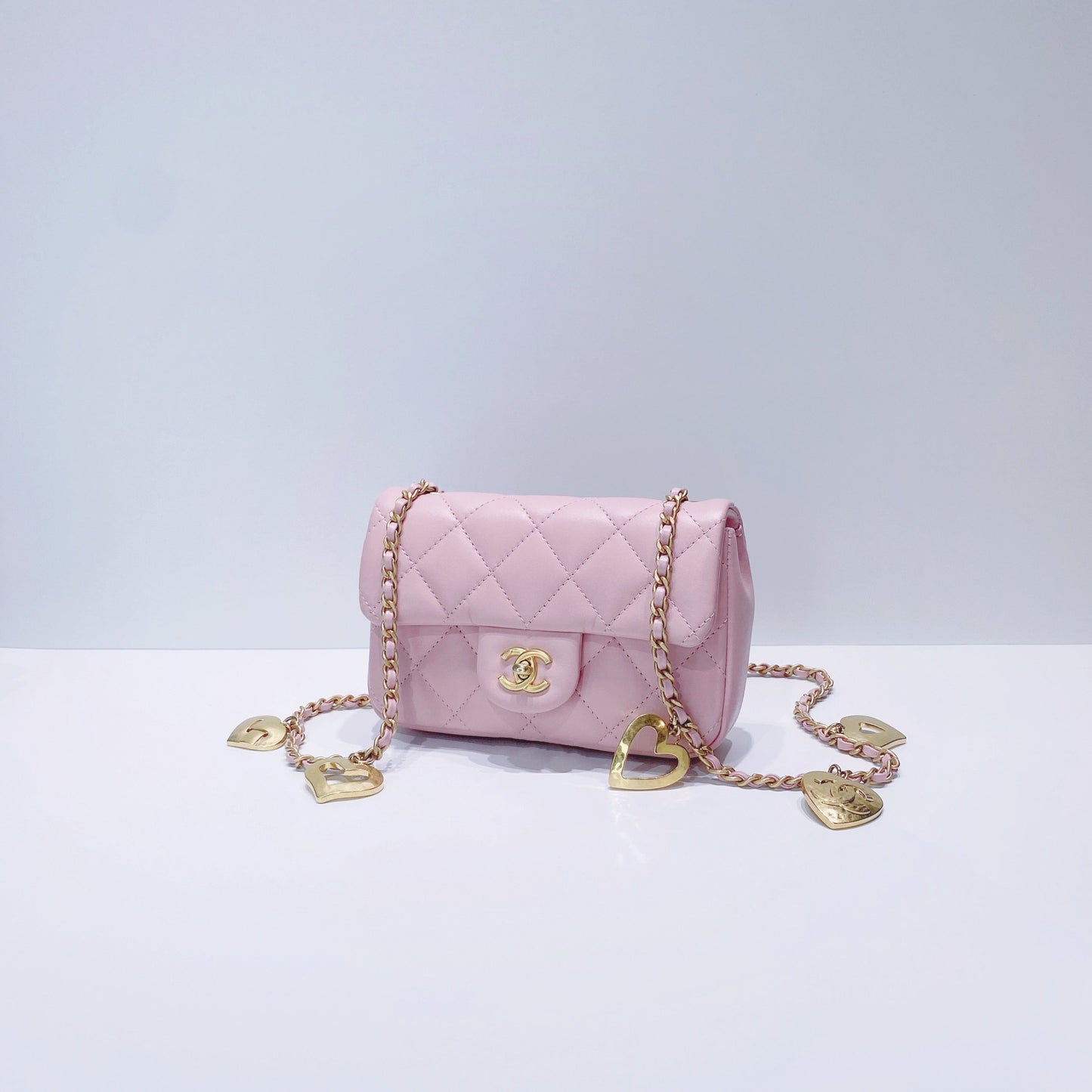 No.3677-Chanel Open Heart Small Flap Bag