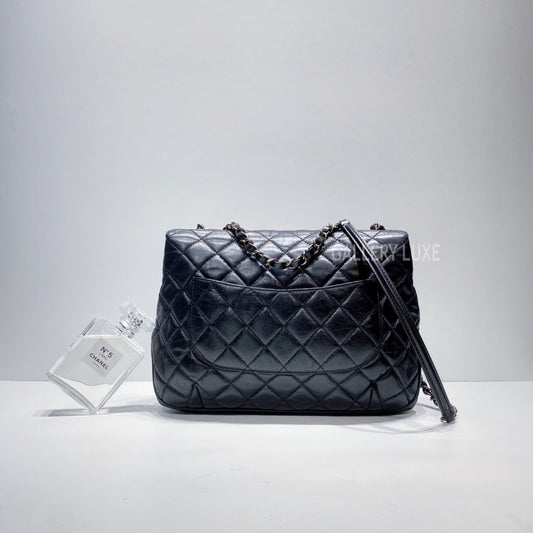 No.3424-Chanel Calfskin Classic Bistro Flap Bag