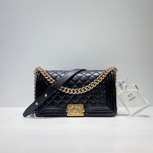 No.3394-Chanel Lambskin Boy 25cm