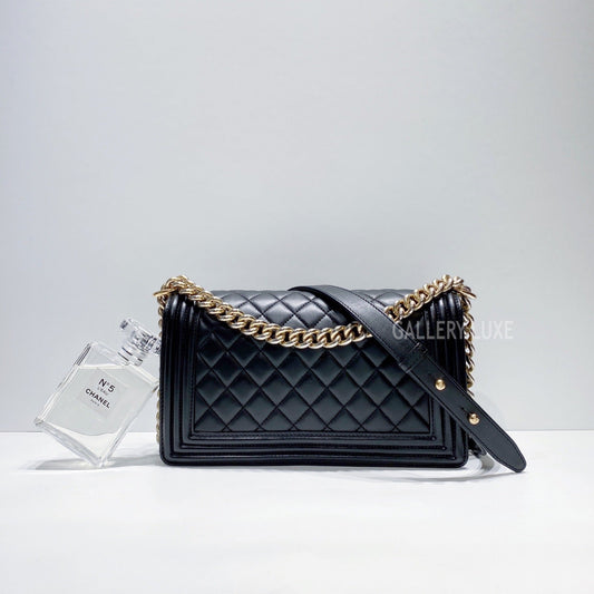 No.3394-Chanel Lambskin Boy 25cm