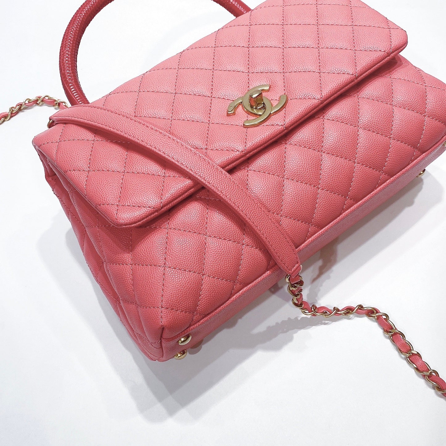 No.3548-Chanel Medium Caviar Coco Handle