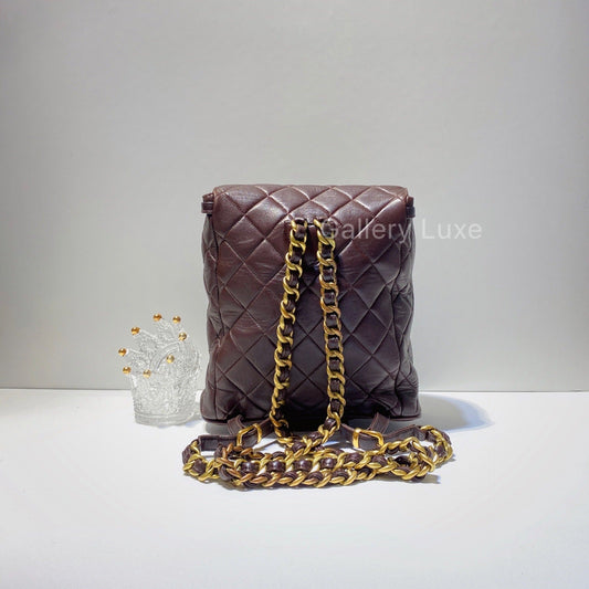 No.2636-Chanel Vintage Lambskin Small Duma Backpack