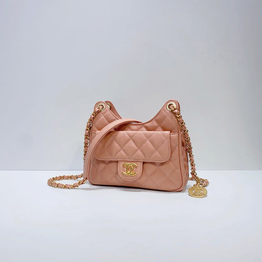 No.3811-Chanel Small Caviar Wavy CC Hobo Bag (Brand New / 全新貨品)