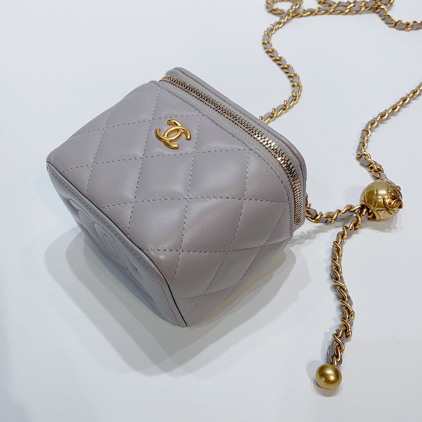 No.3789-Chanel Pearl Crush Clutch With Chain