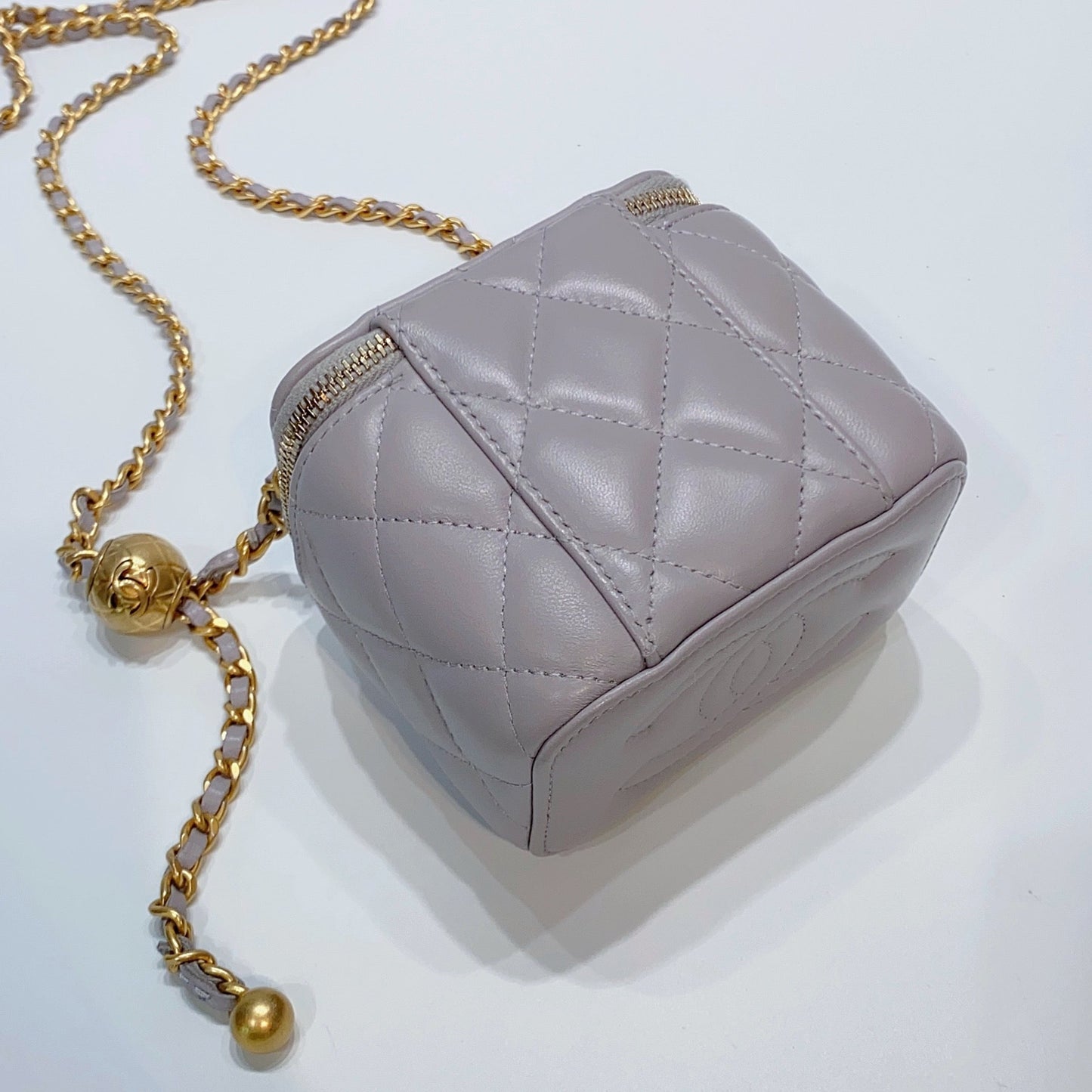 No.3789-Chanel Pearl Crush Clutch With Chain