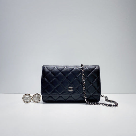 No.3434-Chanel Lambskin Timeless Classic Wallet On Chain