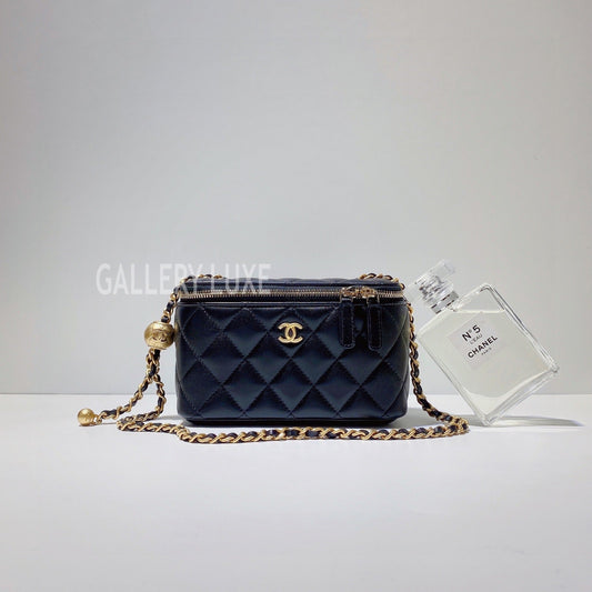 No.3243-Chanel Pearl Crush Vanity With Chain (Brand New / 全新)