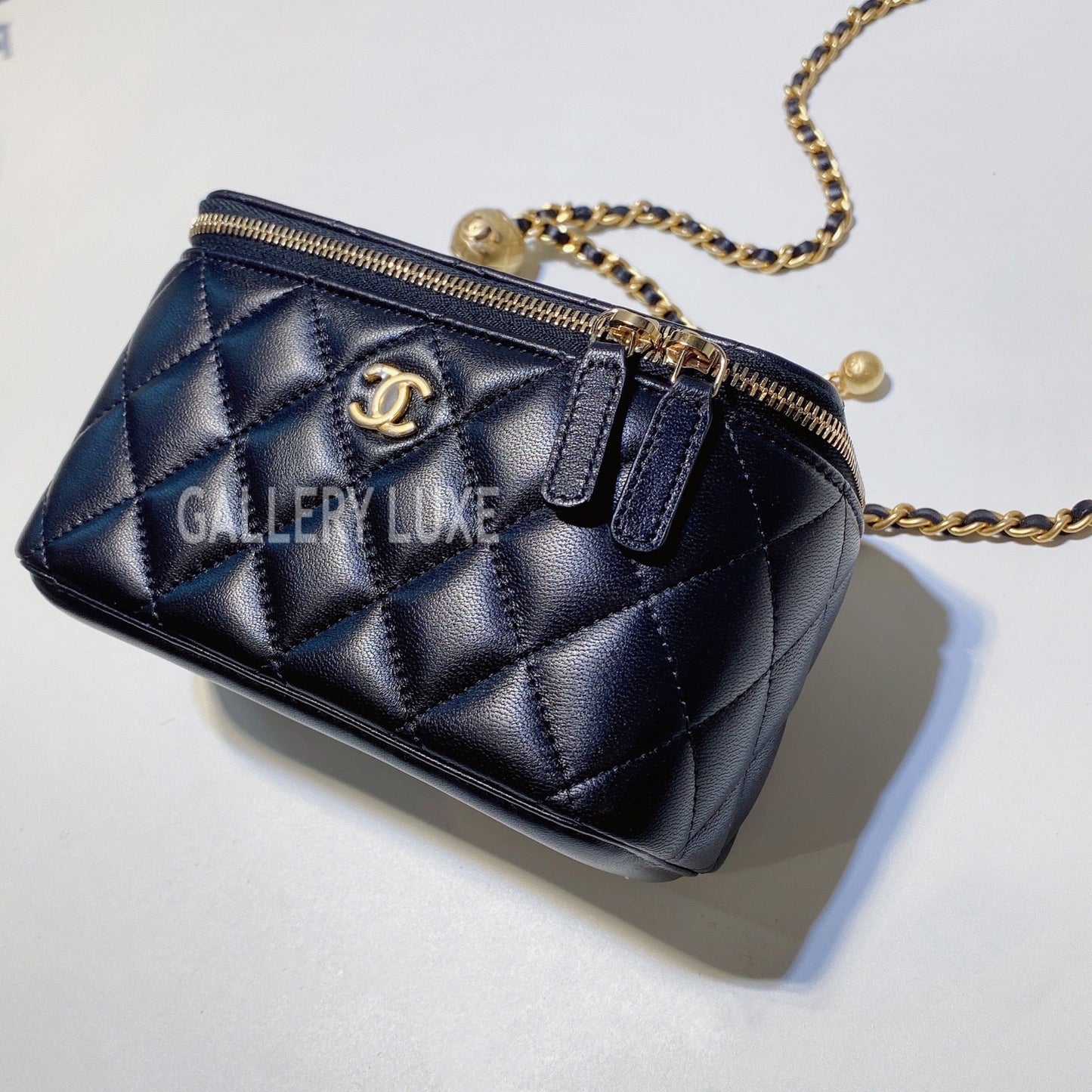 No.3243-Chanel Pearl Crush Vanity With Chain (Brand New / 全新)