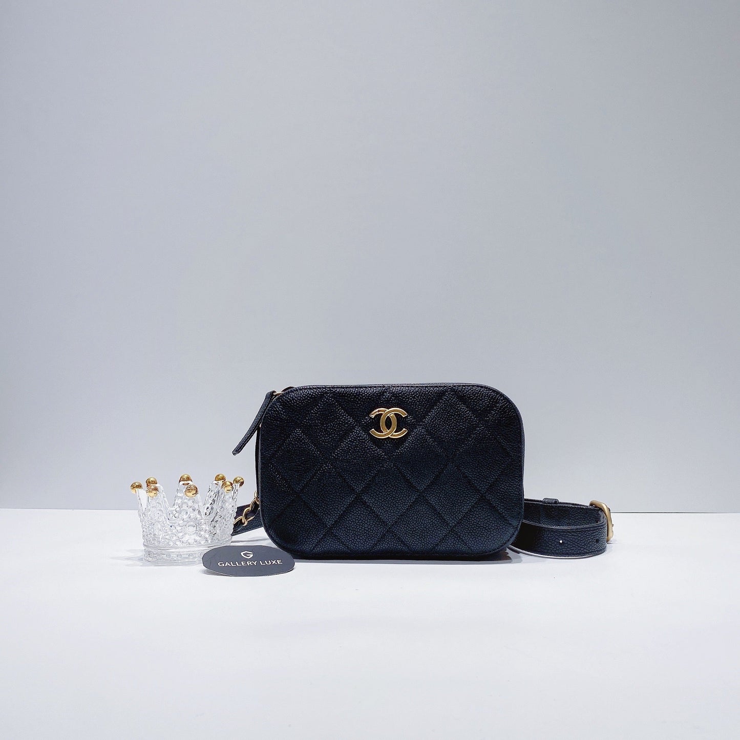 No.3554-Chanel Caviar Chic Trip Waist Bag