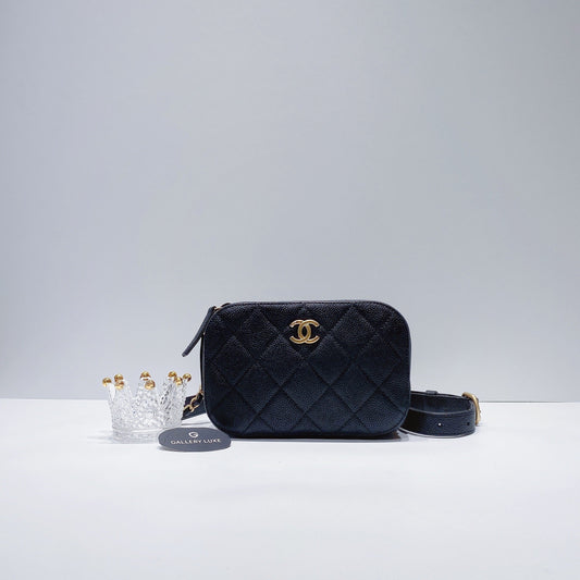 No.3554-Chanel Caviar Chic Trip Waist Bag