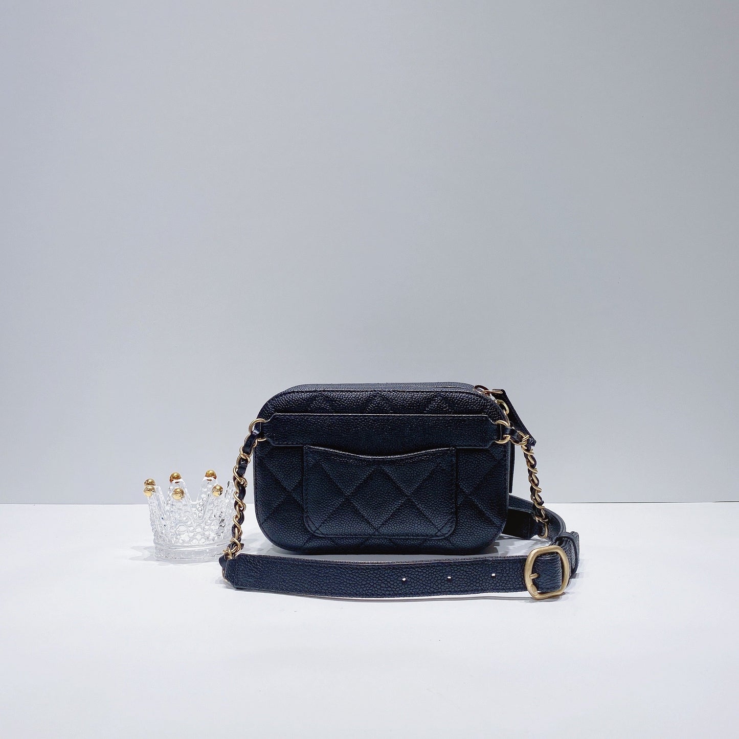 No.3554-Chanel Caviar Chic Trip Waist Bag