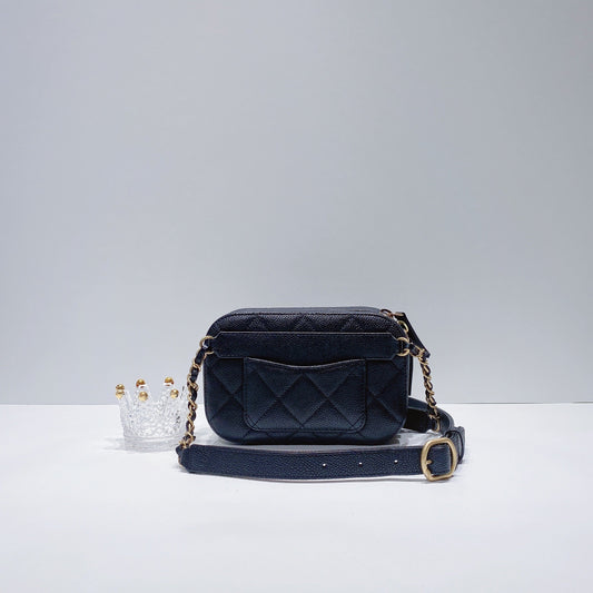 No.3554-Chanel Caviar Chic Trip Waist Bag