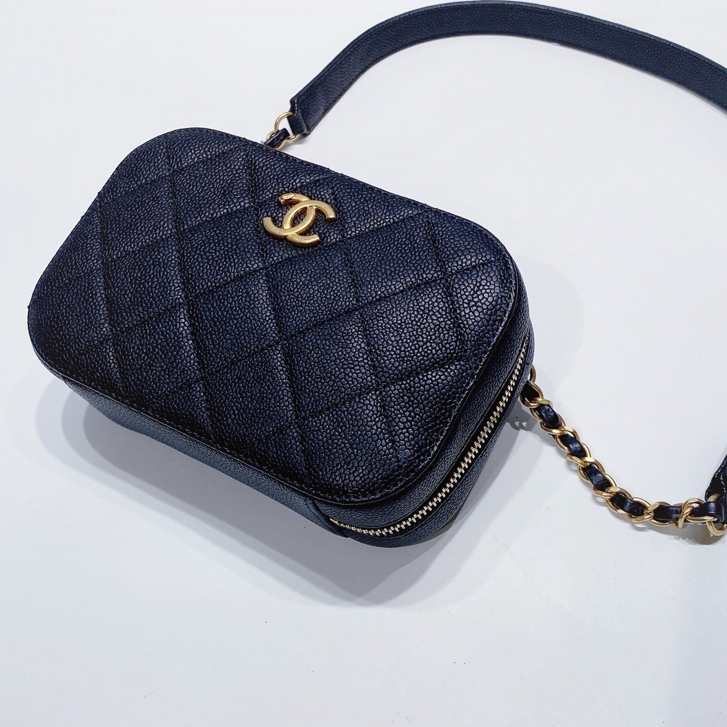 No.3554-Chanel Caviar Chic Trip Waist Bag